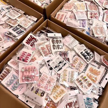 3 Pair Press-On Nail Package – Clearance