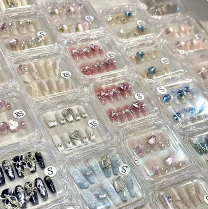 3 Pair Press-On Nail Package – Clearance